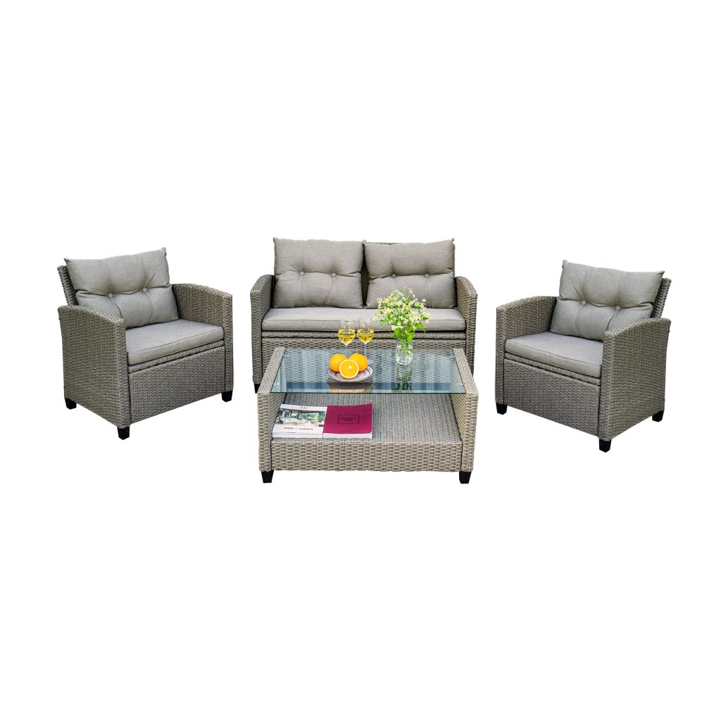 Bộ Sofa Mây Nhựa Versailles