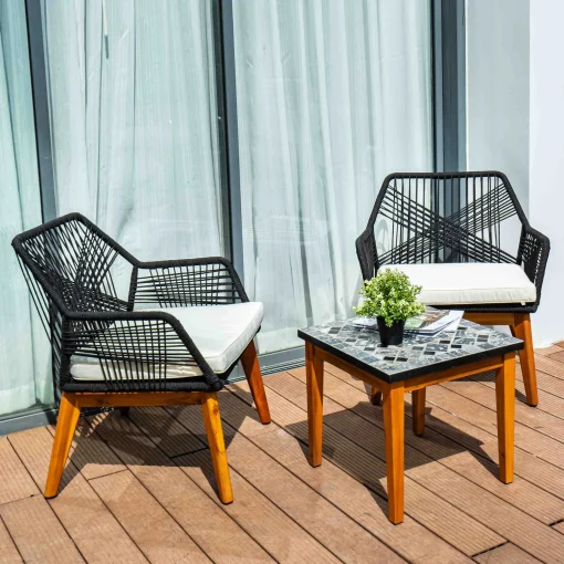 Bộ Bàn Ghế Dây Rope Lucena
