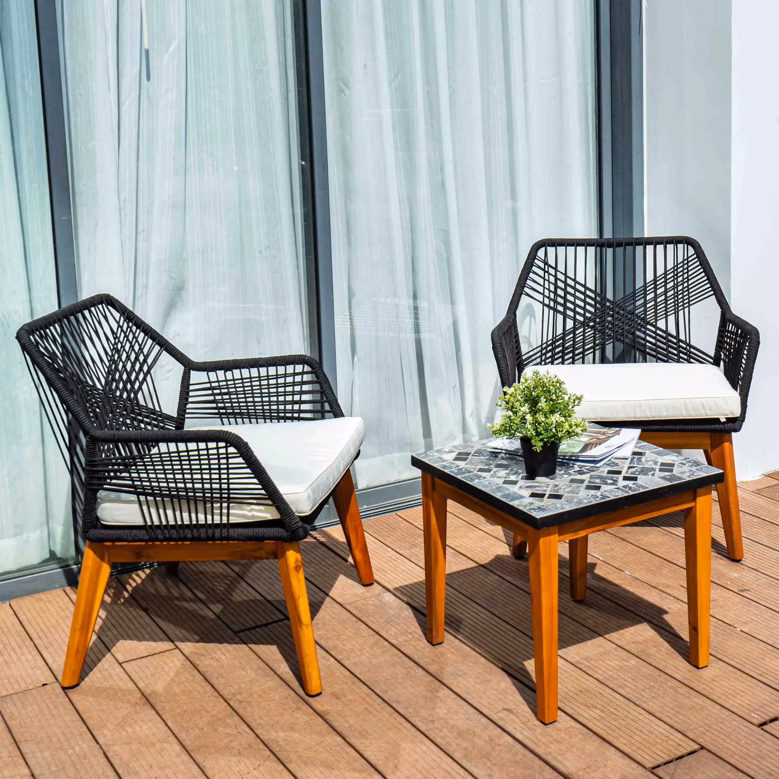 Bộ Bàn Ghế Dây Rope Lucena