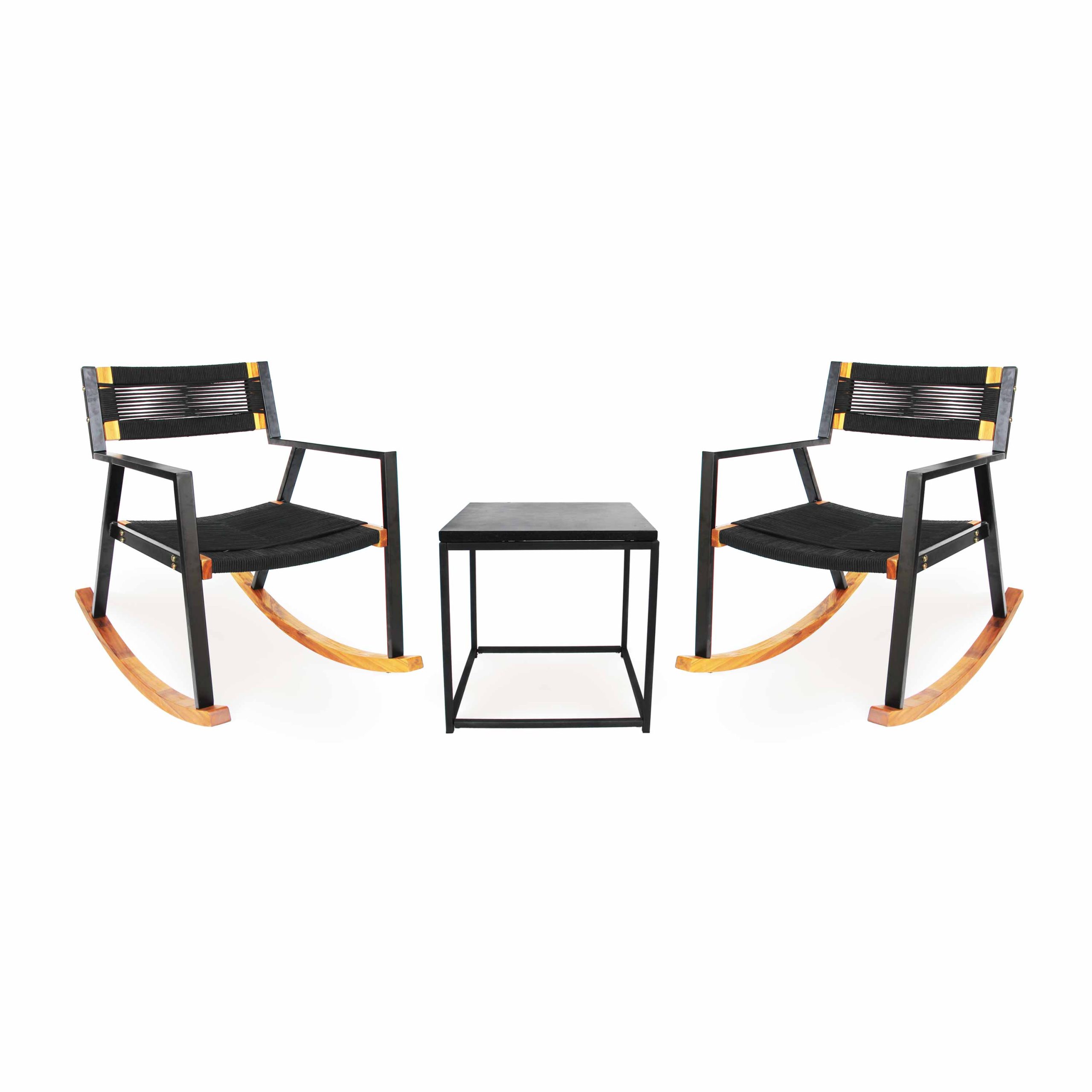 Bộ Bàn Ghế ngoài trời Bập Bênh Dây Rope Cabra Made4Home