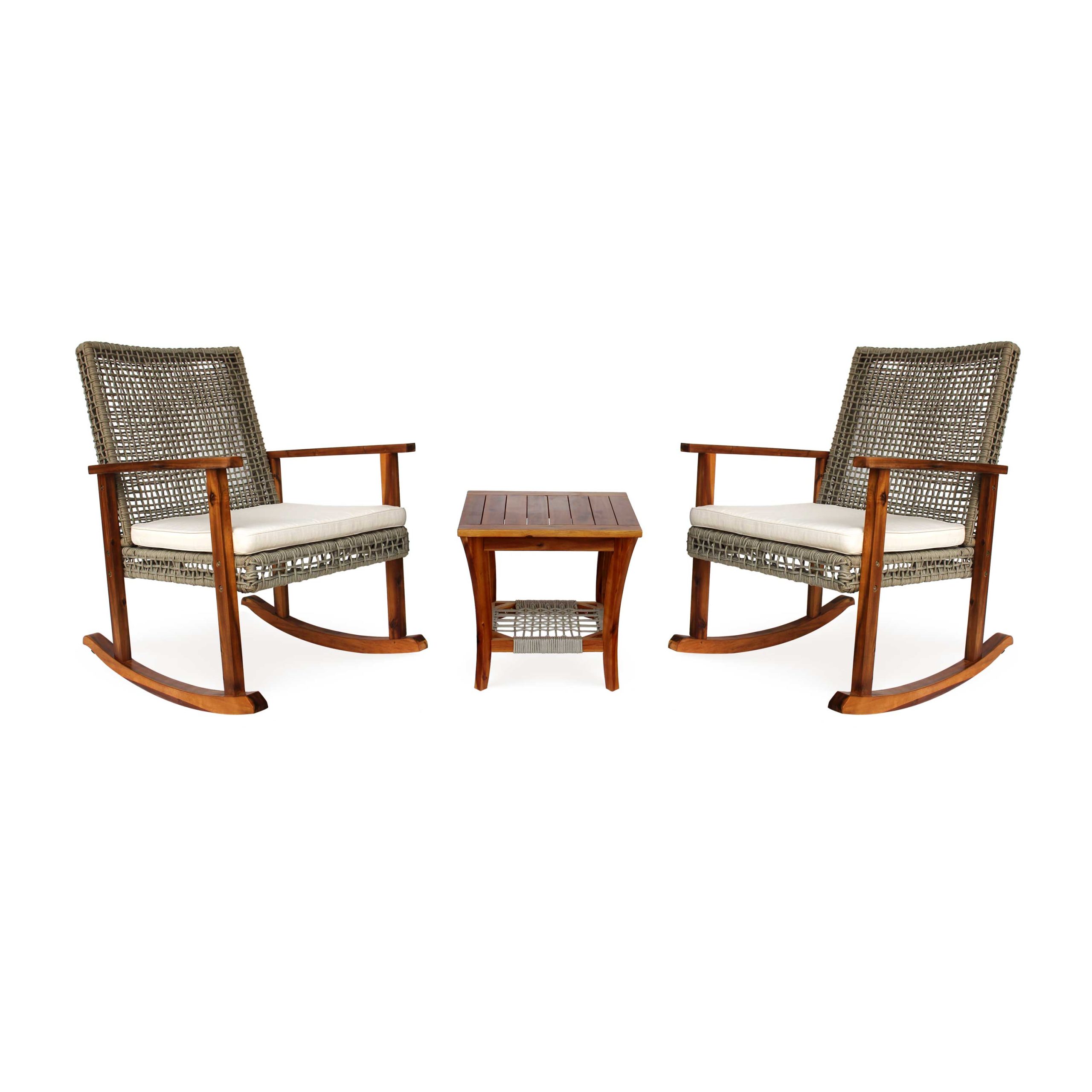 Bộ Bàn Ghế Bập Bênh Dây Rope Arched