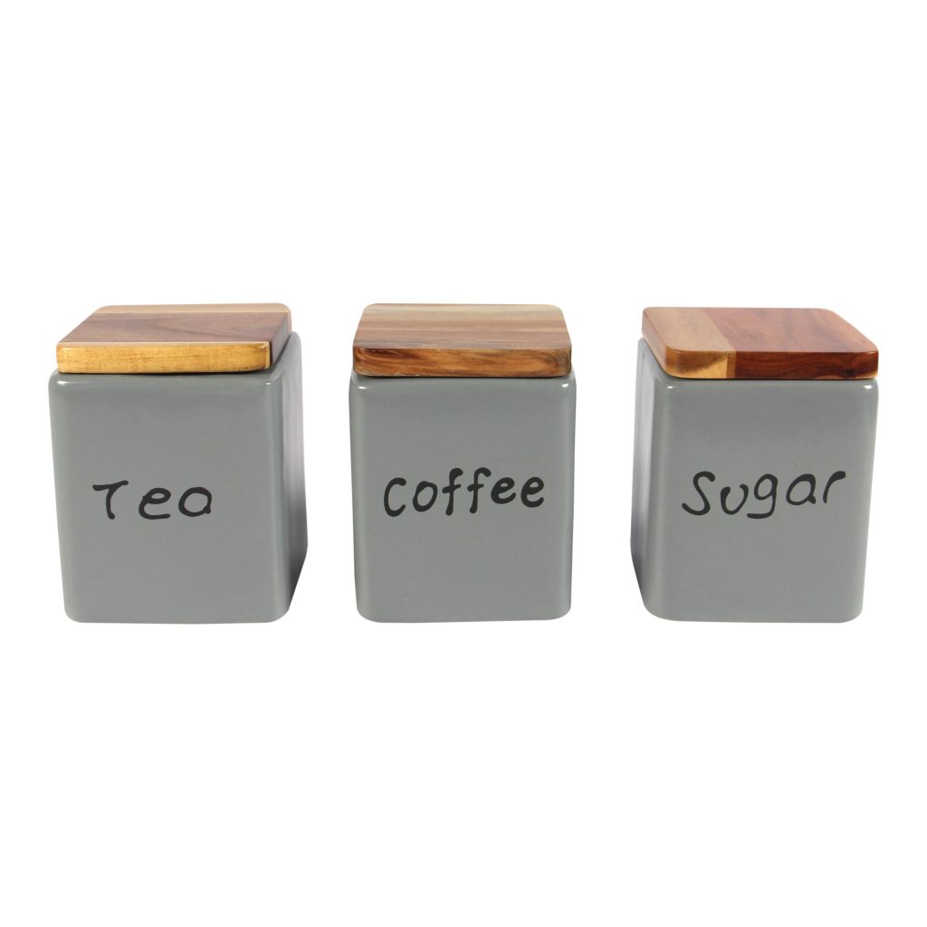 Hũ Gốm Sứ Đựng Thực Phẩm LOTUS (Coffee – Tea – Sugar)