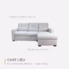 Bộ Sofa góc Norelli - Light Grey 8 Bộ Sofa góc Norelli - Light Grey