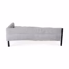Giường Sofa Hình Chữ Nhật Cho Chó Mèo – Vải Teddy Trắng Kem