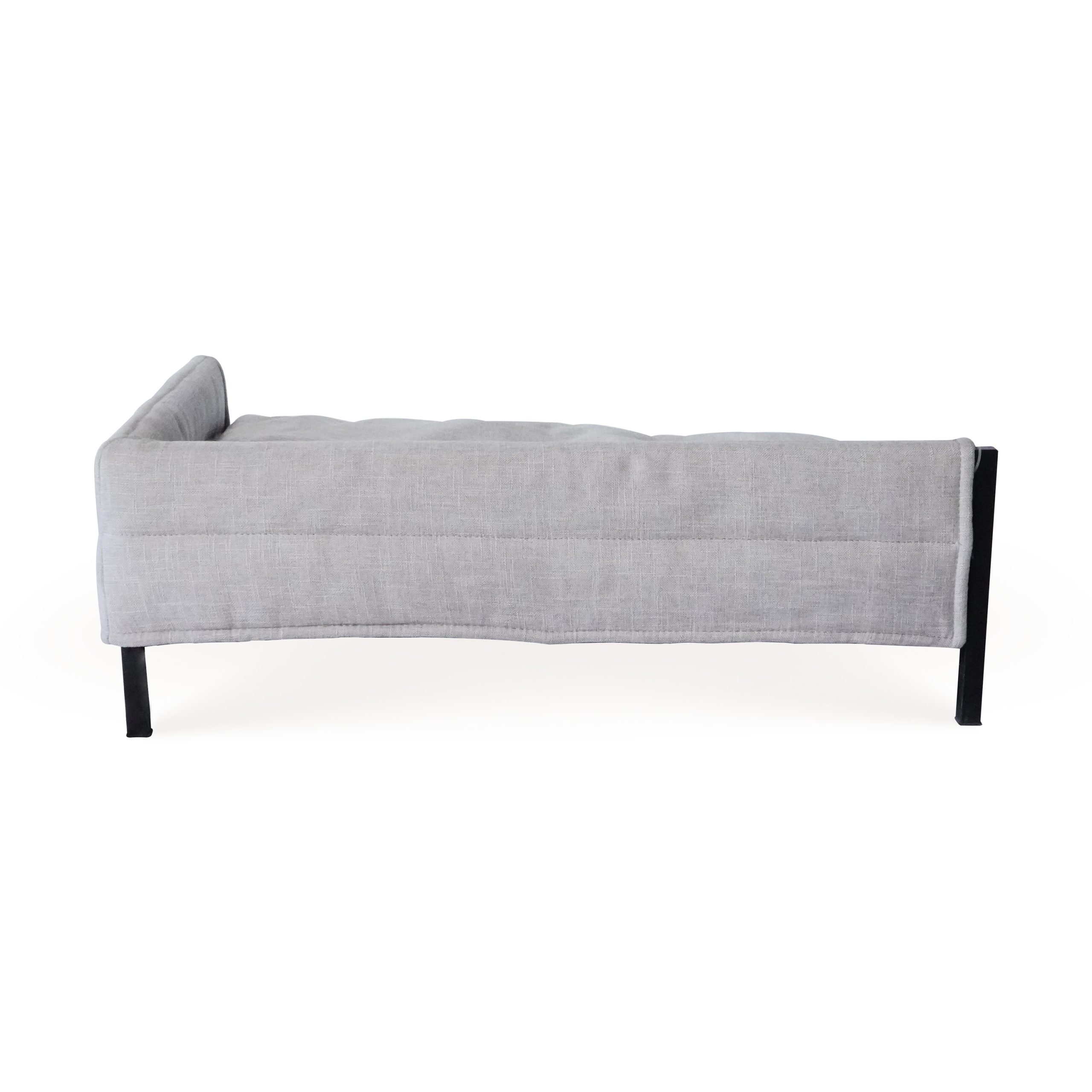 Giường Sofa Hình Chữ Nhật Cho Chó Mèo – Vải Teddy Trắng Kem