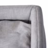 Giường Sofa Hình Chữ Nhật Cho Chó Mèo – Vải Teddy Trắng Kem