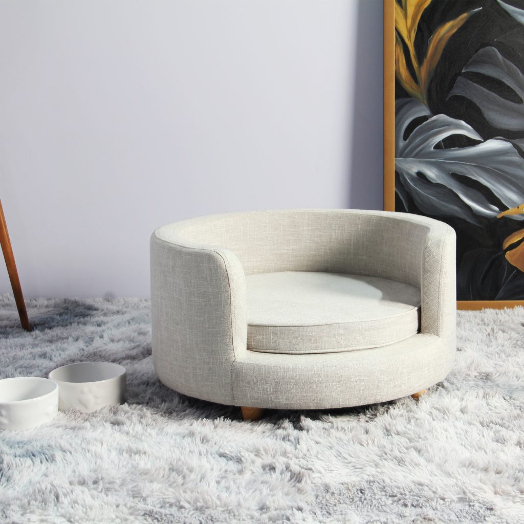 Sofa Otis Round Sofa Pet – Cream