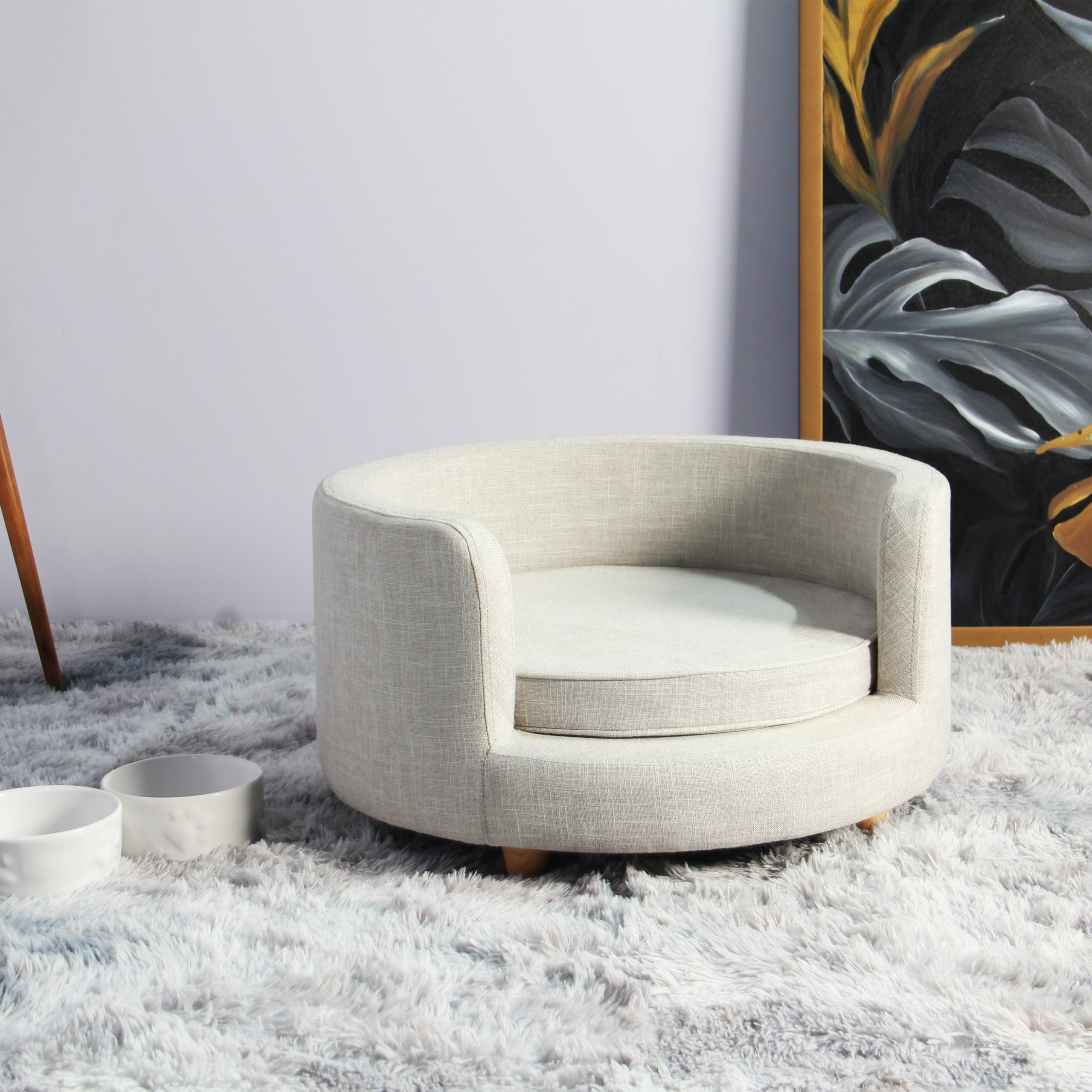 Sofa Otis Round Sofa Pet – Cream