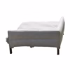 Giường Sofa Hình Chữ Nhật Cho Chó Mèo – Vải Teddy Trắng Kem