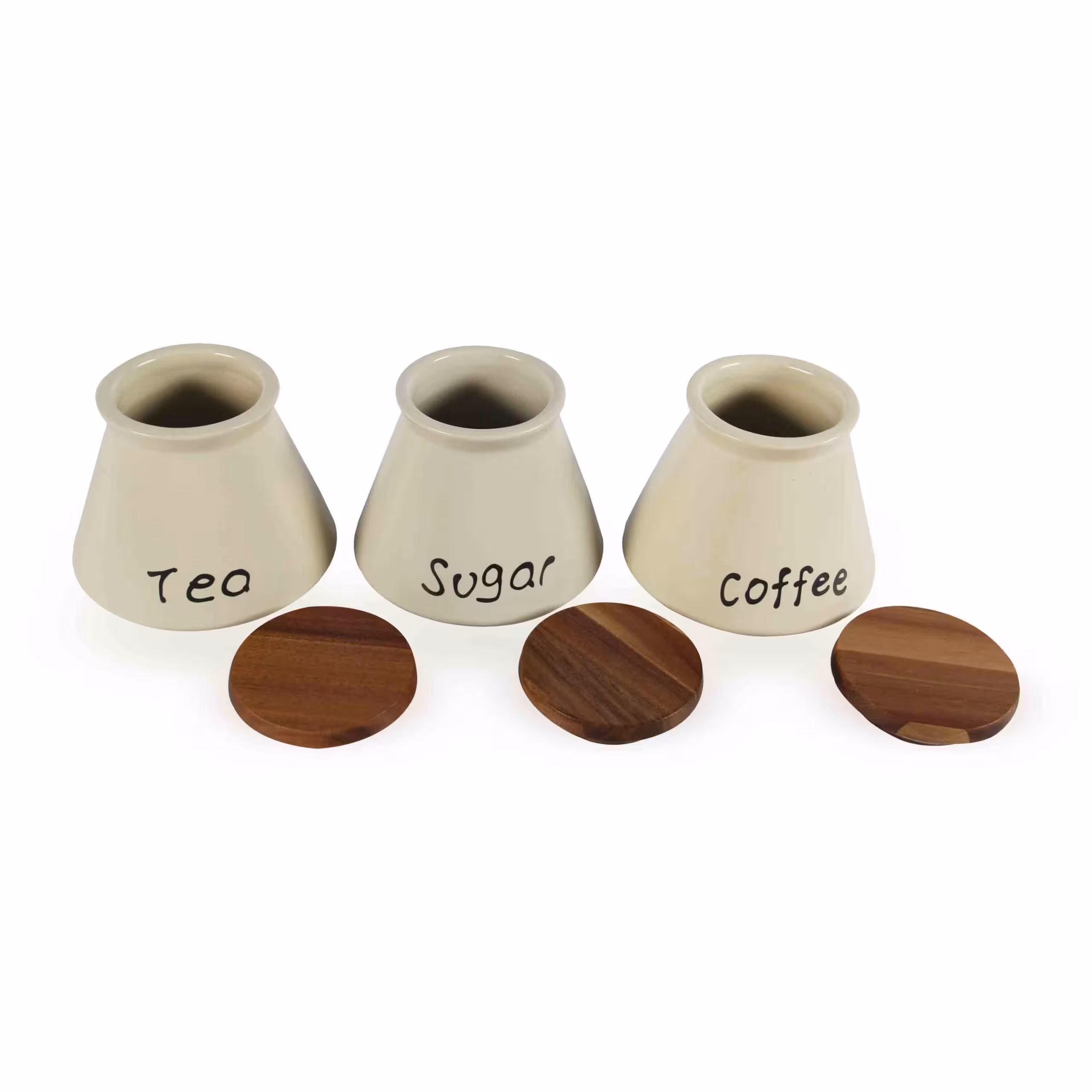 Hũ Gốm Sứ Đựng Thực Phẩm LILY (Coffee - Tea - Sugar) 13 Hũ Gốm Sứ Đựng Thực Phẩm LILY (Coffee - Tea - Sugar)