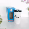 Ly sứ cao cấp Ceramic 450ml nắp nhựa khắc tên