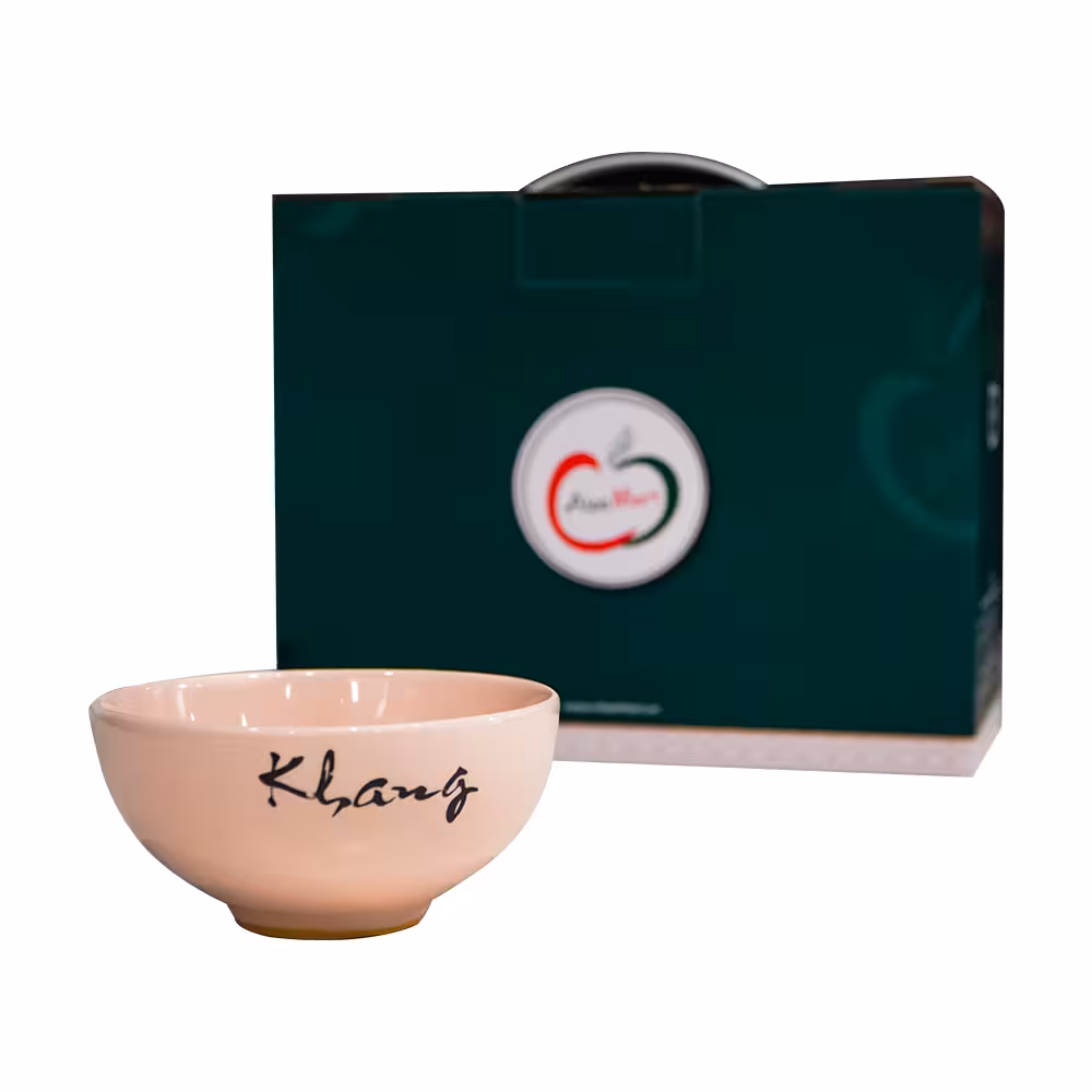 Bộ Set 6 Món Chén Khắc Tên Ý Nghĩa