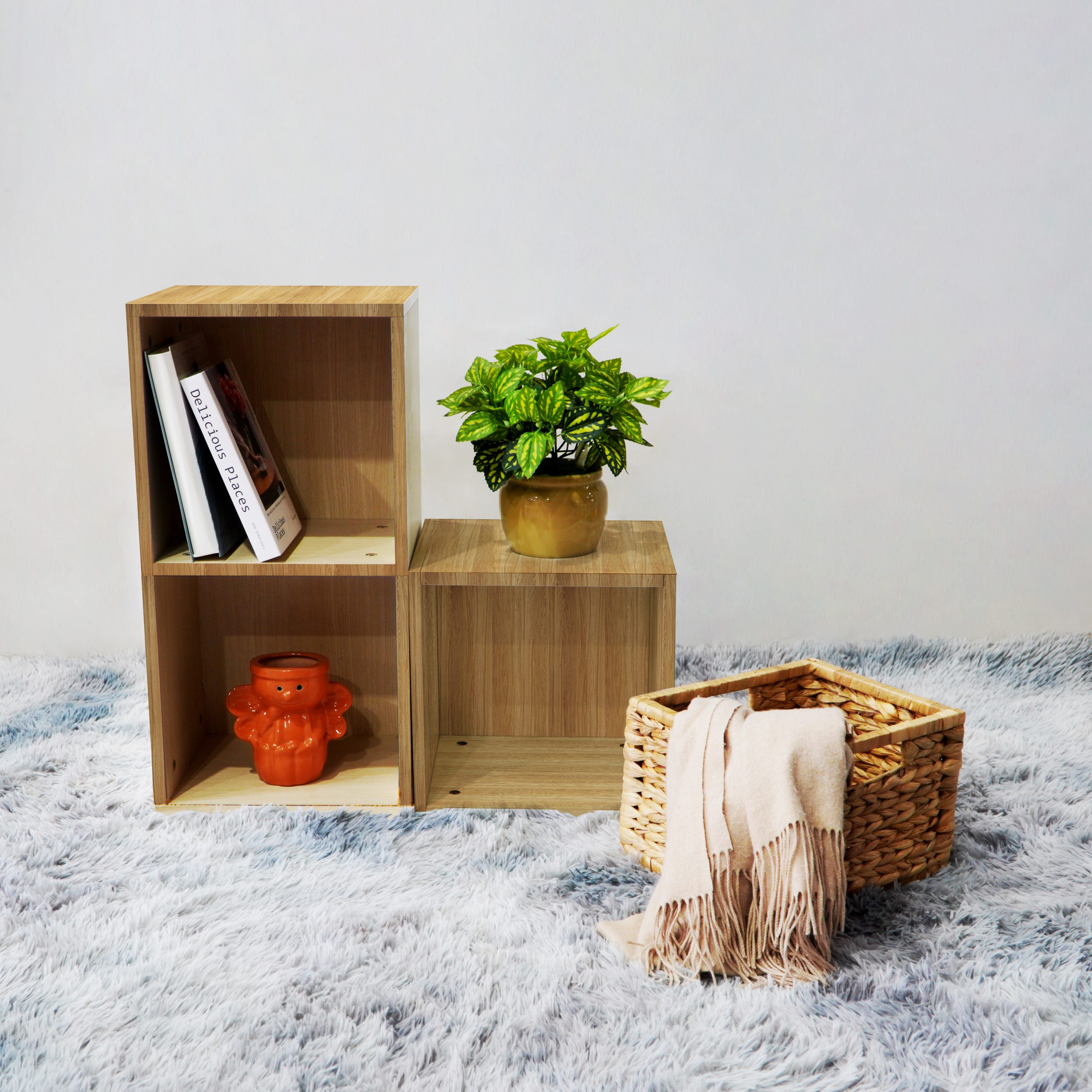 Kệ Tổ Ong Đa Năng Có Ngăn – 1,2,3 Tầng – Kệ Tủ Đầu Giường