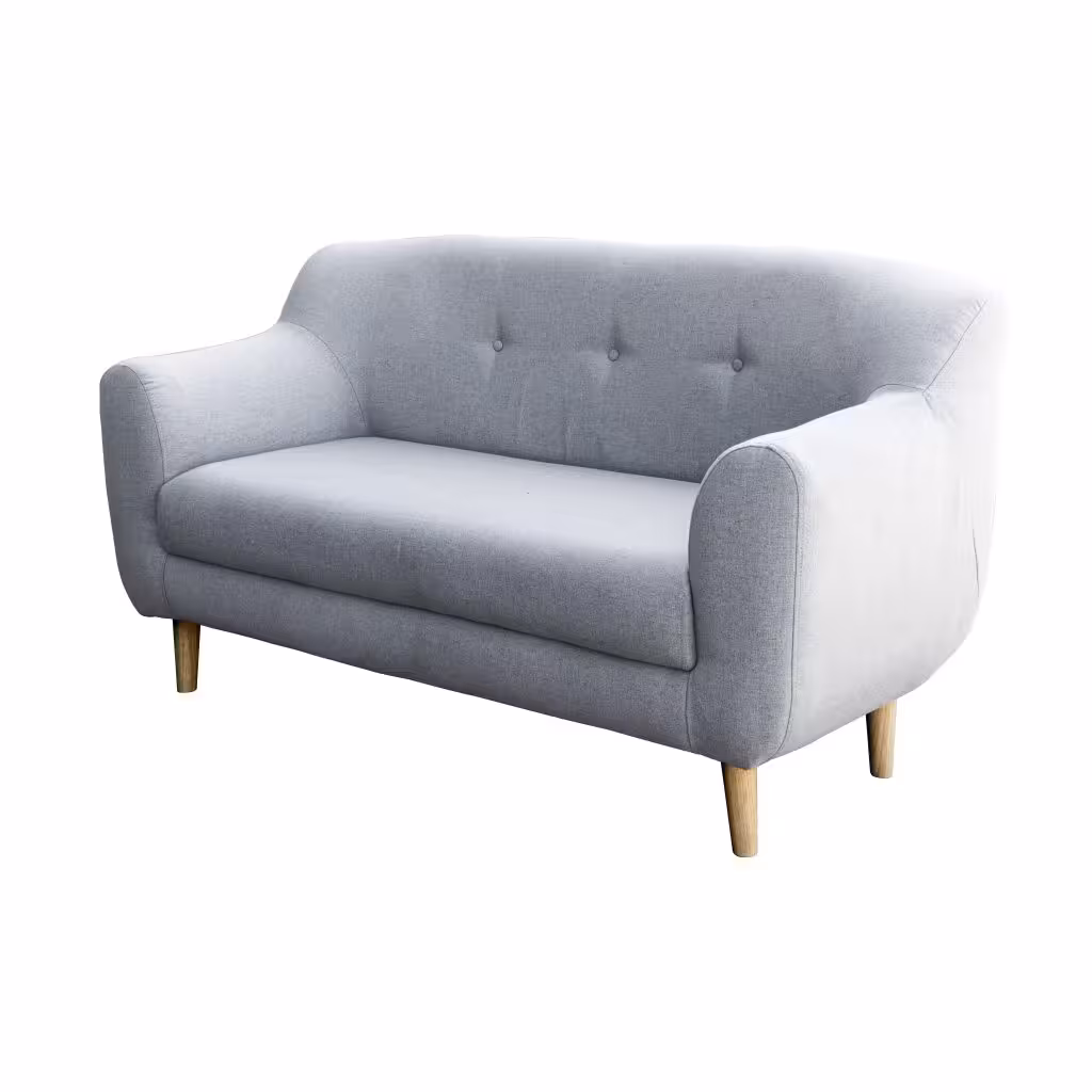 Sofa Agnes 1m4 – Ghế Sofa Nhỏ Gọn, Nệm Êm, Khung Gỗ Tự Nhiên