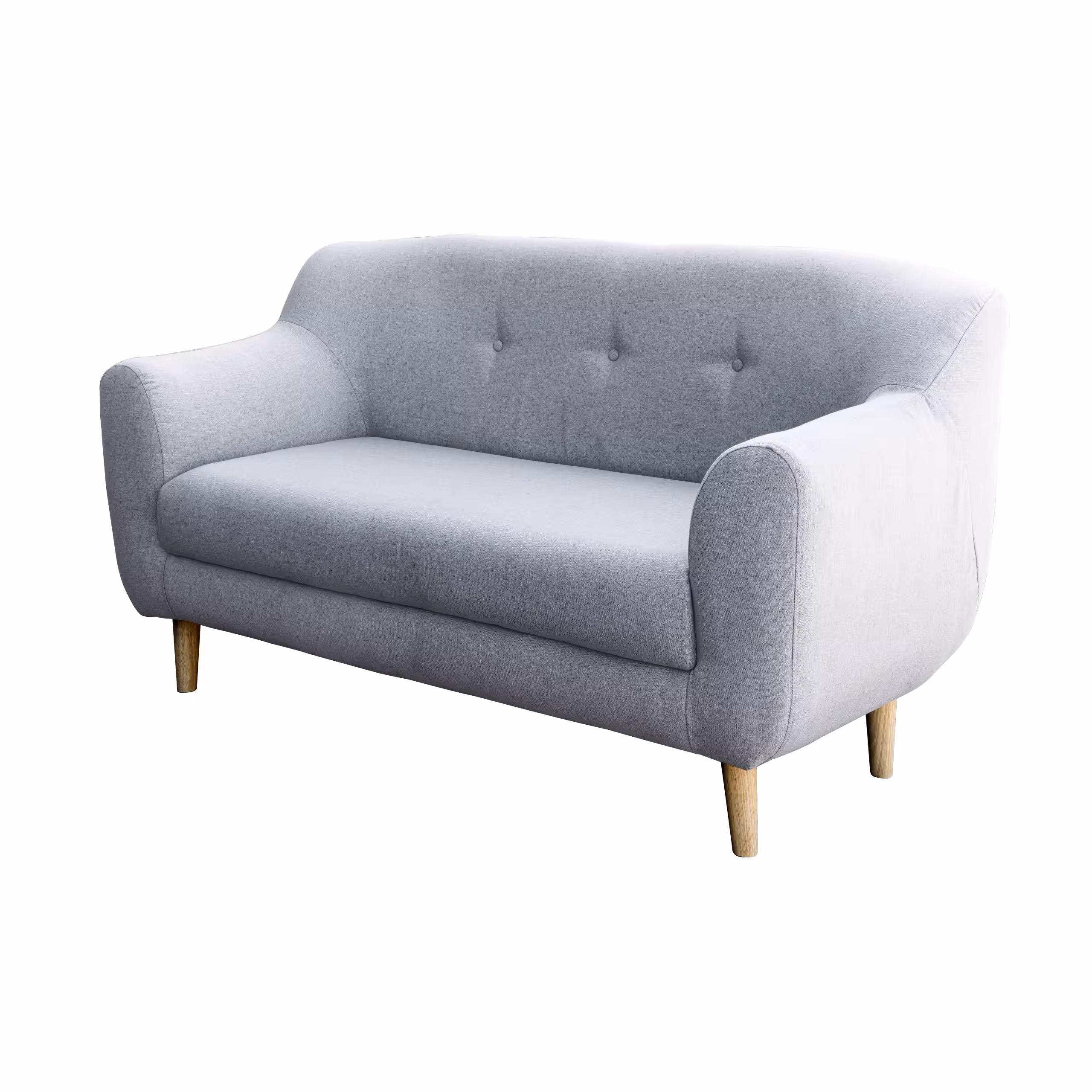 Sofa Agnes 1m4 – Ghế Sofa Nhỏ Gọn, Nệm Êm, Khung Gỗ Tự Nhiên