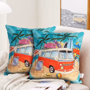 Vỏ gối vải cotton Summer - Hình thú