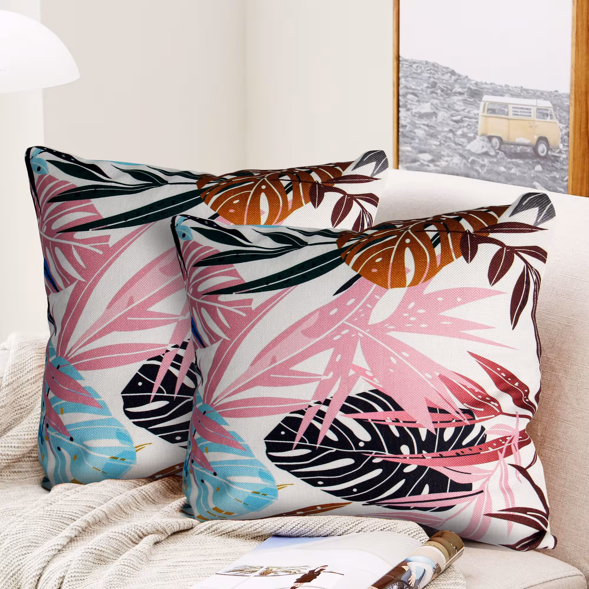 Vỏ gối vải cotton Summer – Hình thú