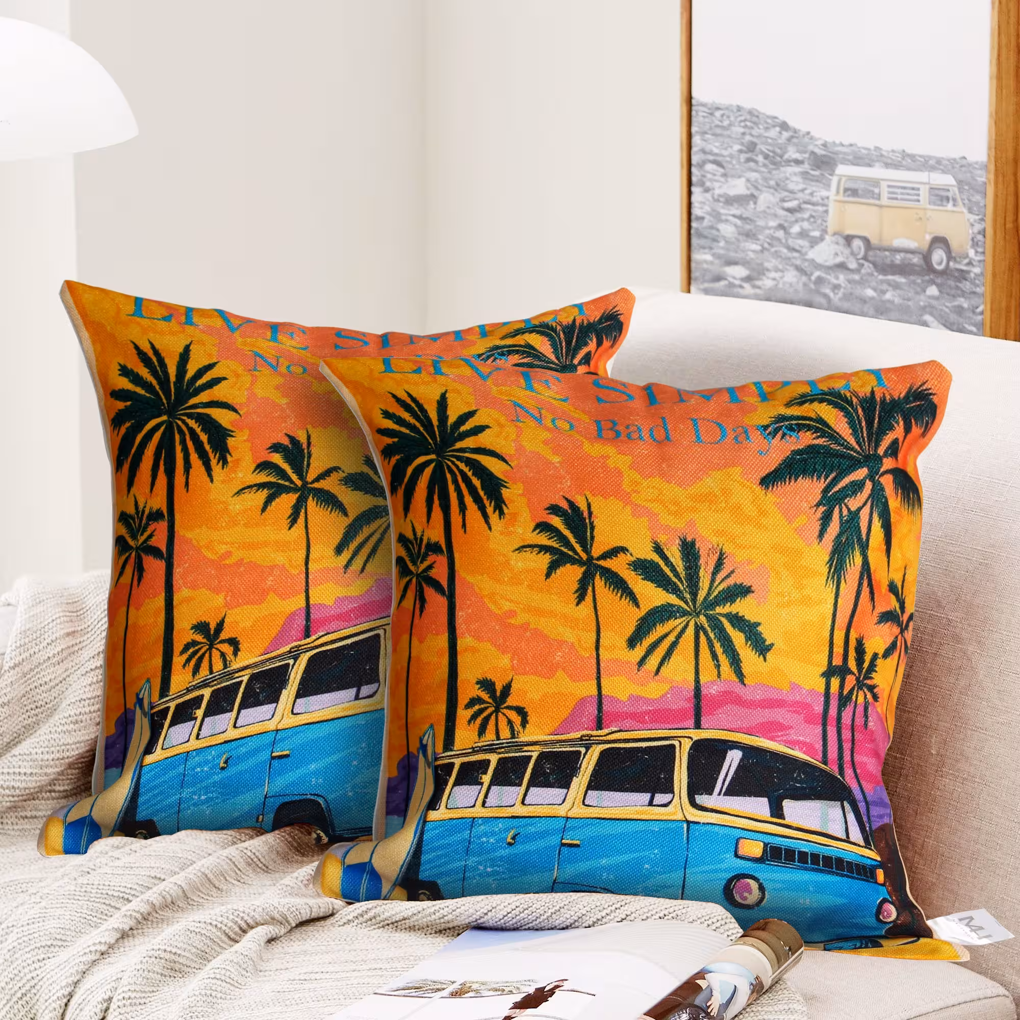 Vỏ gối vải cotton Summer – Hình thú