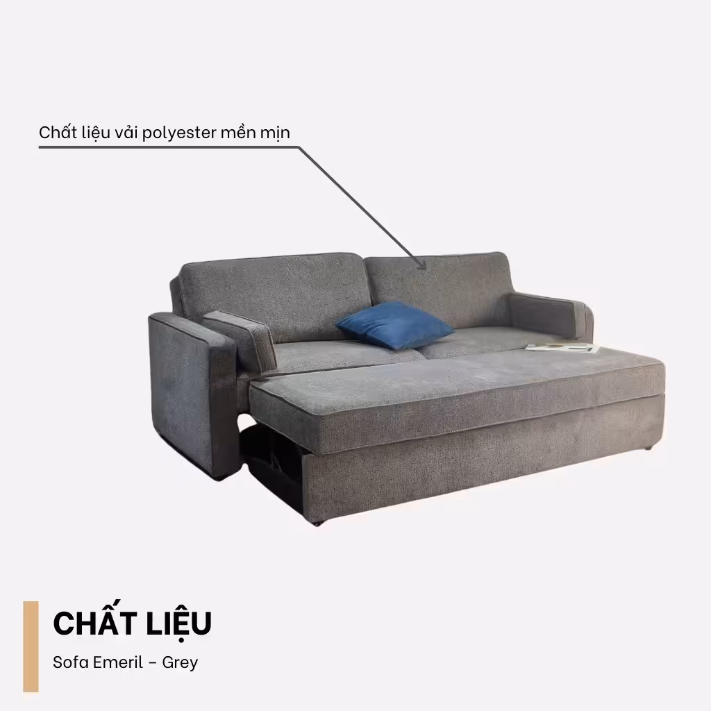 Bộ Sofa Emeril – Grey (Ghế 2)