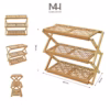 Kệ Dép Gỗ Zích Zắc 3 Tầng Pine Lắp Ráp - Vàng 10 Kệ Dép Gỗ Zích Zắc 3 Tầng Pine Lắp Ráp - Vàng