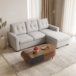 Bộ Sofa góc Norelli - Light Grey