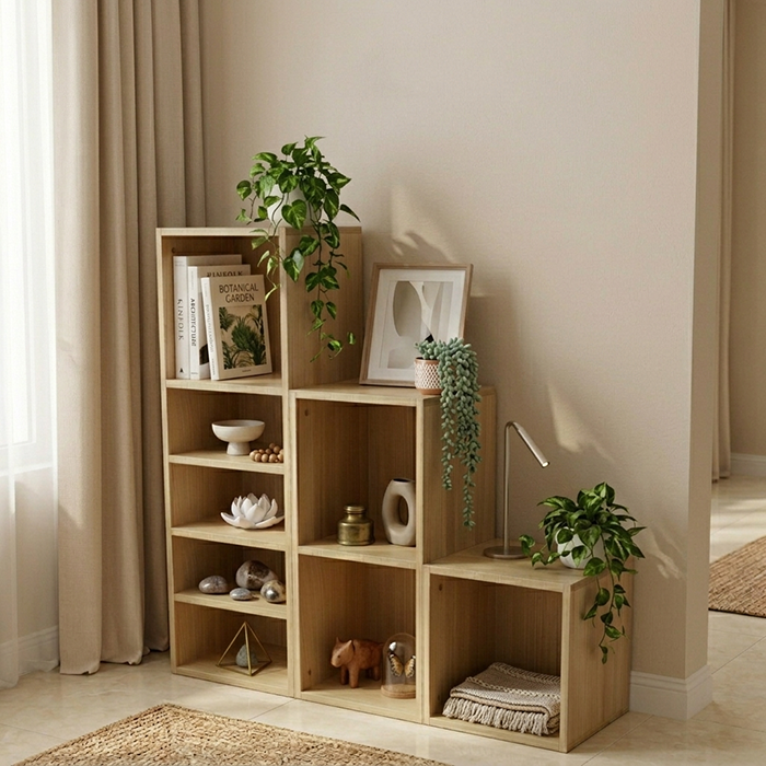 Kệ Tổ Ong Đa Năng Có Ngăn - 1,2,3 Tầng - Kệ Tủ Đầu Giường