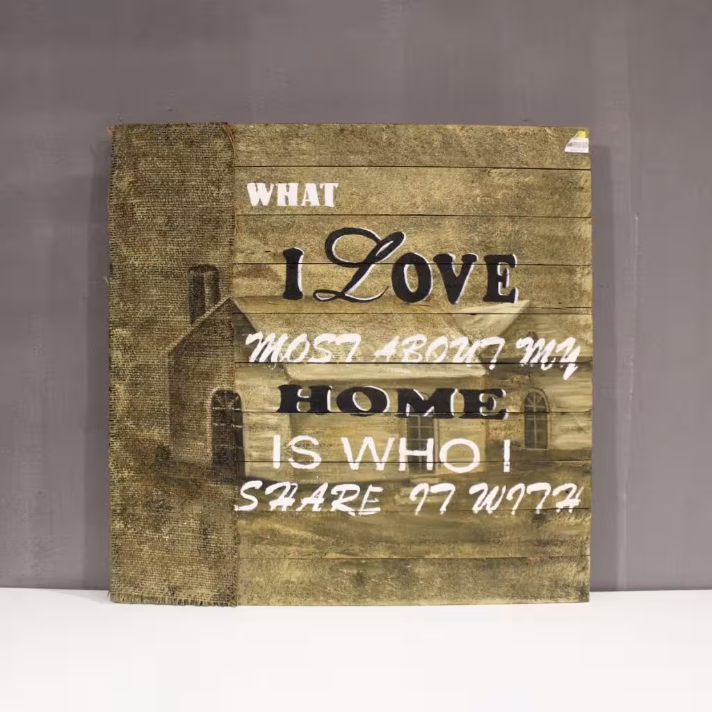 Tranh Pallet What I Love WOO-019