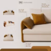 Ghế Sofa Giường Clara – Sofa 2 Trong 1 Nhỏ Gọn Đa Năng