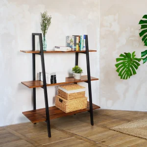 Giá sách gỗ nguyên khối Vejle Etagere