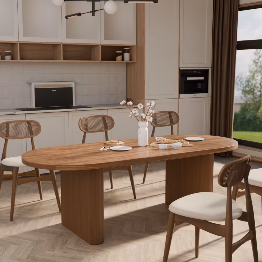 Bộ bàn ăn 6 ghế Kloye – Made4Home