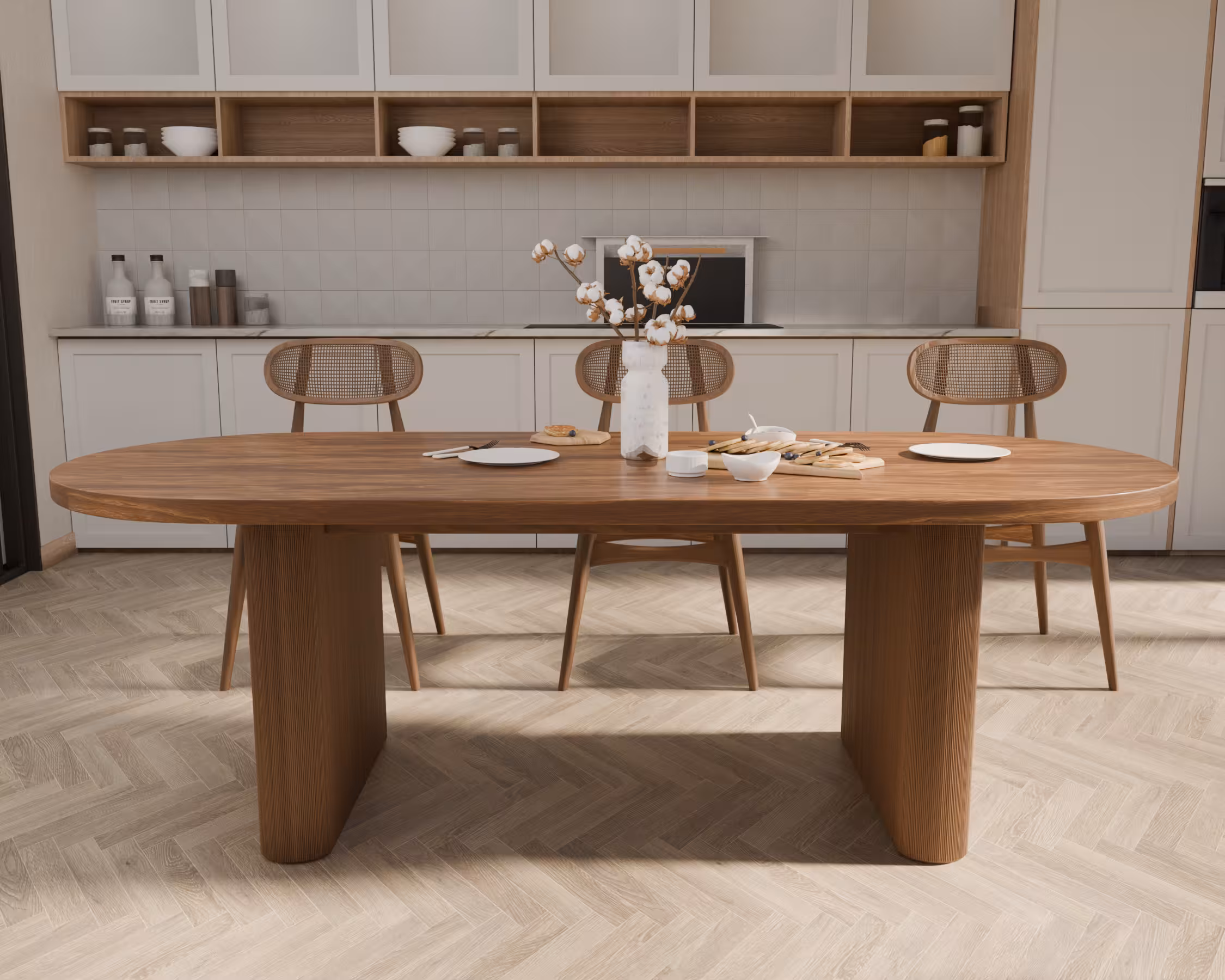 Bộ bàn ăn 6 ghế Kloye – Made4Home