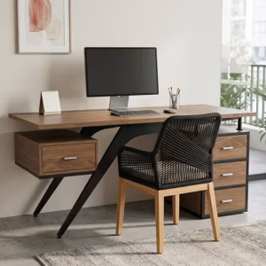 Bàn làm việc Soar gỗ MDF phủ Melamine chống thấm nước, chống trầy Made4Home