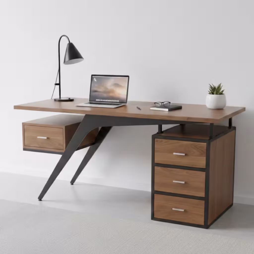 Bàn làm việc Soar gỗ MDF phủ Melamine chống thấm, chống trầy Made4Home