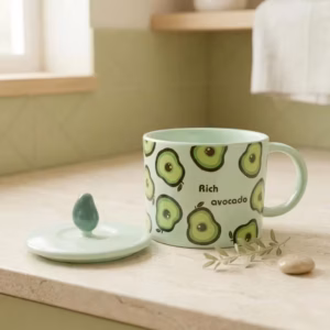 Ly Cốc Sứ Sunny - Xanh lá