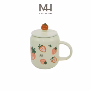 Alternative view of Ly Cốc Sứ Strawberry - Hồng - 300ml