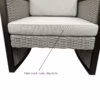 Bộ bàn ghế ngoài trời mây nhựa Made4Home