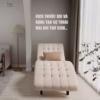 Ghế thư giãn Serene- Khung gỗ dầu, nệm cao cấp ôm trọn cơ thể.
