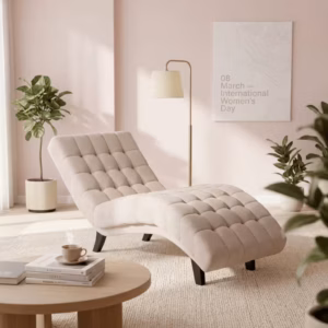 Ghế thư giãn Serene- Khung gỗ dầu, nệm cao cấp ôm trọn cơ thể.