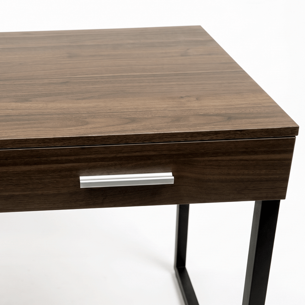 Bàn làm việc Channay gỗ MDF chân sắt – Thiết kế đơn giản hiện đại