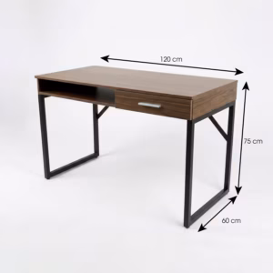 Alternative view of Bàn làm việc Channay gỗ MDF chân sắt – Thiết kế đơn giản hiện đại