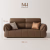 Sofa da Petitt 1m8 – Thiết kế nhỏ gọn, chất liệu bền đẹp cho không gian sống hiện đại | M4H 5 Sofa da petitt