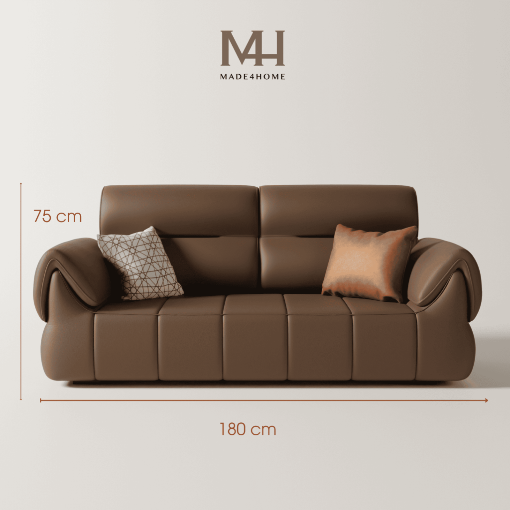 Sofa da Petitt 1m8 – Thiết kế nhỏ gọn, chất liệu bền đẹp cho không gian sống hiện đại | M4H