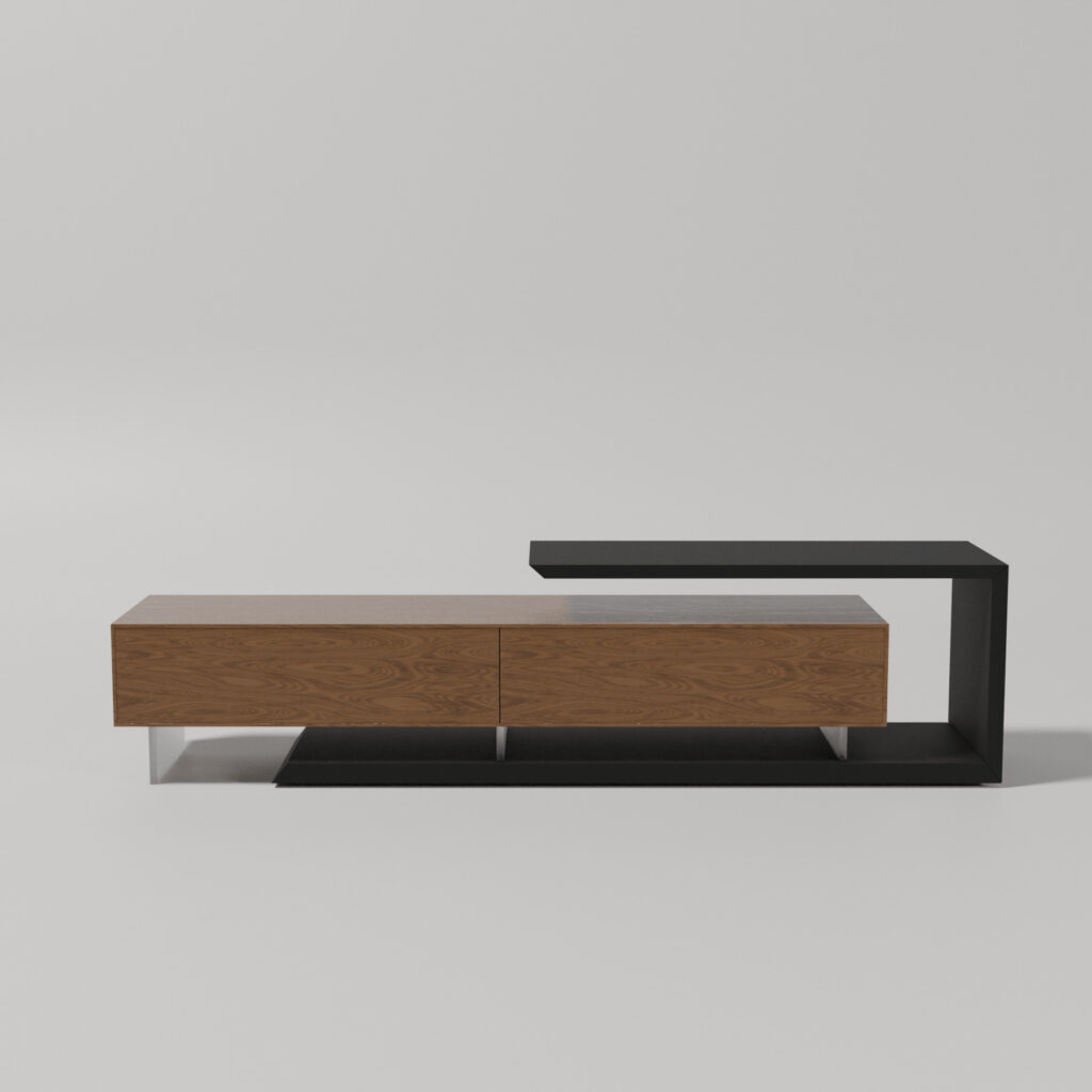 Kệ tivi hiện đại NOCTURNE – Gỗ MDF phủ veneer sồi chống trầy