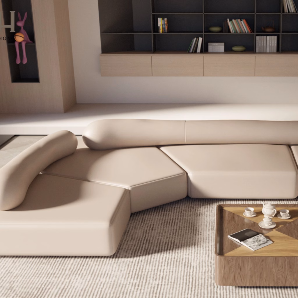 SOFA L-ART – Tuyệt Tác Sofa Góc L Da Cao Cấp – Thiết kế độc đáo