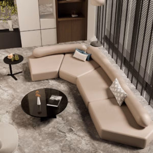 Alternative view of SOFA L-ART – Tuyệt Tác Sofa Góc L Da Cao Cấp - Thiết kế độc đáo