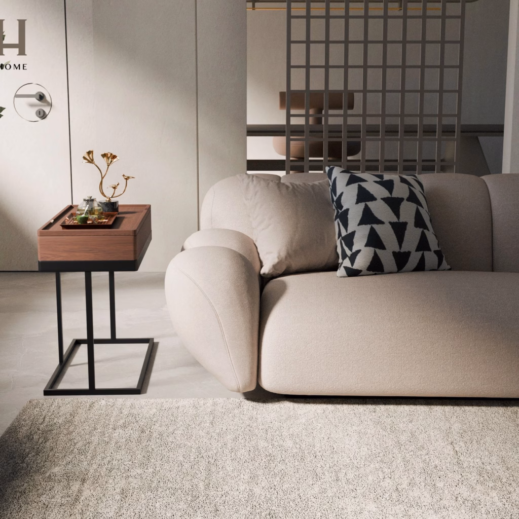 Side Table Slenda – Bàn phụ sofa nhỏ gọn, khung sắt bền đẹp