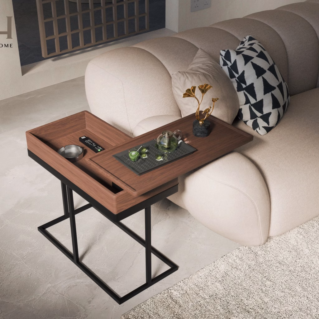 Side Table Slenda – Bàn phụ sofa nhỏ gọn, khung sắt bền đẹp