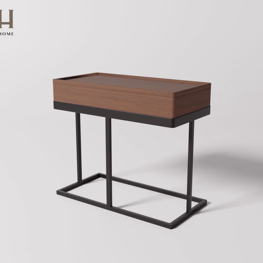 Side Table Slenda – Bàn phụ sofa nhỏ gọn, khung sắt bền đẹp