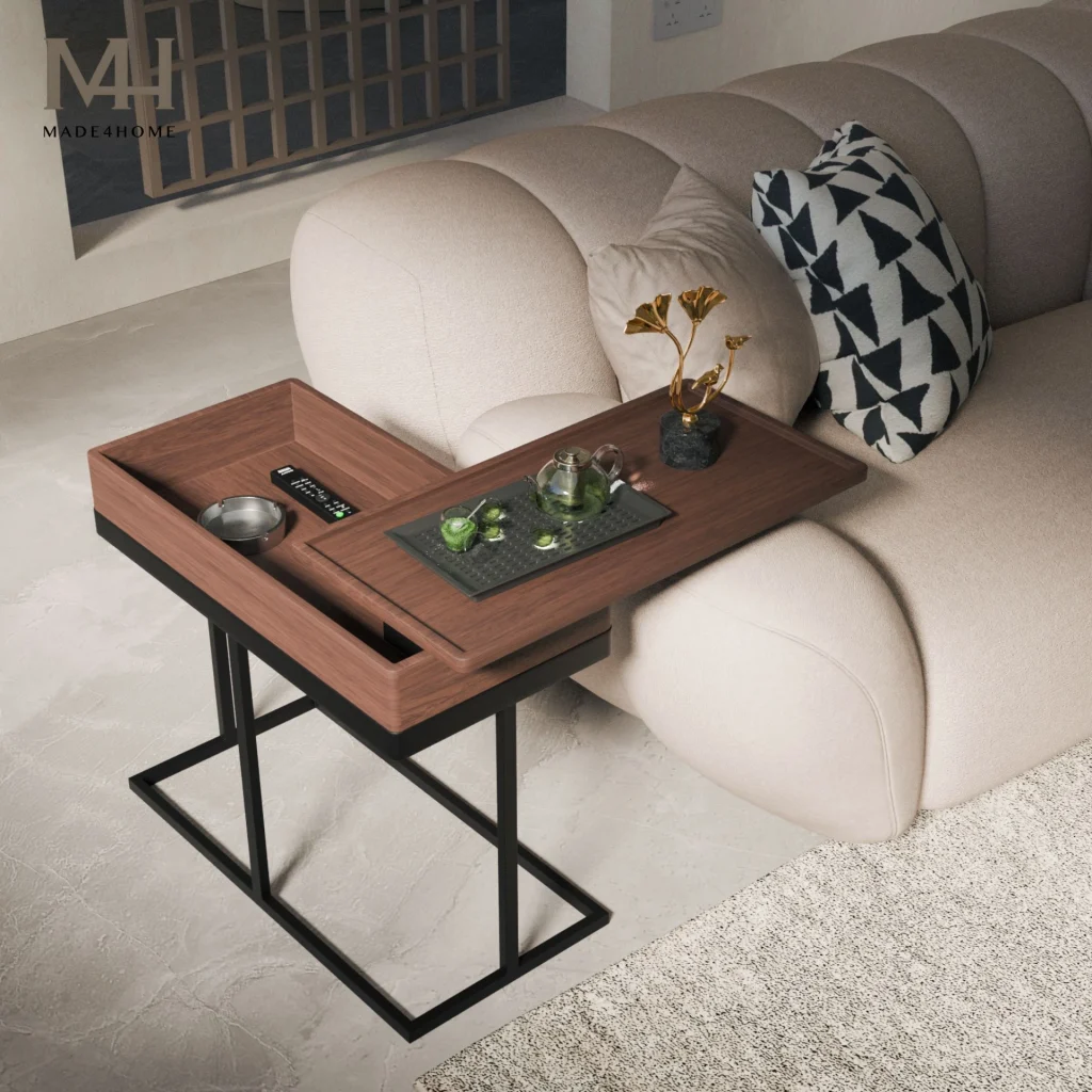 Side Table Slenda – Bàn phụ sofa nhỏ gọn, khung sắt bền đẹp