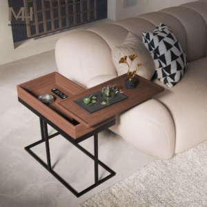Side Table Slenda – Bàn phụ sofa nhỏ gọn, khung sắt bền đẹp